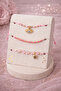 Evil Eye Beaded & Star Detailed Bracelet Set – Pink Beaded, Adjustable Stylish Design
