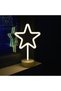 Star Design Neon Led Desk Night Light for Office Home Office Decor