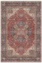 Tile Red Navy Blue Boho Vintage Chenille Carpet Rug Floor Mat Non-Slip Living Room Kitchen Hallway
