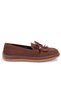 Dza07-8892001 Brown Suede Orthopedic Flat Sole Sports Women's Ballet Flats - 2