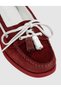 Vesava Burgundy Detailed Genuine Leather Marine Casual Boat Shoes - 6
