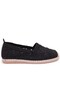 Dza07-115526380 Black Knitwear Daily Espadrilles Women's Shoes - 2