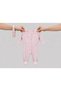 Girl's Embroidered Jumpsuit and Headband - 100% Natural Cotton - Lilac - 5