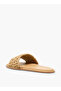 Women Weave Textured Slide Sandals - 5