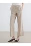 Trendlucky Women's Wide Leg Pants with Elastic Waist and Difference in Color - 2