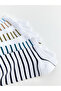 Esvab • Modern & Distinctive Striped Boys' Booties Socks, Pack of 7 - 5