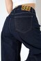 Women's Dark Blue Palazzo Jeans - 4