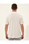 Ecru Slim Fit Polo Collar T-Shirt - 3