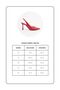 Red Leather Open Back 8.5 cm V Model Women's Summer Stiletto Special Heel New Season Premium Product - 9