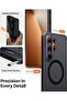 Pstand Series for Samsung Galaxy S26 Ultra Case Strong Magnetic Seamless Kickstand MagSafe, Black - 6