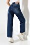 Women's Medium Blue High Waist Wide Leg Jeans - 4
