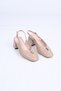 Stapled Neolite Sole Genuine Leather Thick Heeled Shoes 339-337 Women's Shoes - 6