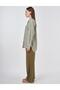 Single Pocket Cotton Linen Tunic Khaki - 7