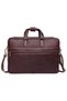 Genuine Leather Laptop Bag 16inch with Adjustable Detachable Shoulder Belt I Multipurpose Formal Professional Executive Messenger Bags for Men & Women - 2