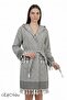Hooded Unisex Peshtemal Bathrobe Beach Sea Bath Beachside - 3
