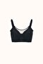 Wireless Seamless Laser Cut Padded Bra Cc414 Black - 5