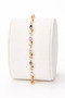 Elegant Branch-Shaped Multi-Colored Stone Detailed Gold-Tone Bracelet – Stylish & Sparkling Design - 3