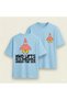 Men's Oversize T-Shirt Sea Star Printed 100% Cotton T-Shirt Comfortable Fit