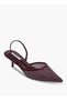 أحذية نسائية بكعب قطة Slingback - 2