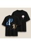 Unisex Oversize T-Shirt with Continuous Print, 100% Cotton T-Shirt, Comfortable Fit