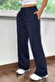 Modal Touch Ultra Soft Fabric Wide Leg High Waist Sweatpants Rf0675 - 2