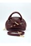 Women's Buckle Detailed Hand and Shoulder Bag