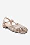 Lavina Beige Suede Stone Women's Sandals - 3