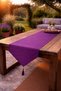 Purple Color Duck Linen Decorative Runner 40 X 140 cm