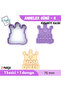 Mother's Day - 4 |   75mm |   Cookies - Sugar Dough - Play Dough Mold Set - 2