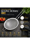 Stainless Steel Strainer with Handle 18 cm – Fine-Pore Durable Kitchen Strainer