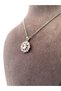 Snowflake Necklace with Baguette Stones, Premium Look, Steel Material