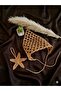 Hand-Knitted Paper Thread Bohemian Hair Bandana - Earth Tone Retro Summer Accessory - 3