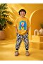Boy's Jungle Safari Mini Set Jogger Bottom T-Shirt Set - 4