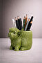 Cute Ox Pen Holder – 3D Printed Decorative Desk Organizer 12cm Height X 13cm Width - 2