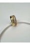 Two row stone gold cartilage earring - 2