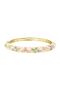 Flora Glow Bangle Bracelet-Pink - 2