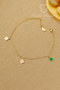 316L Steel Anklet - Flower 316L Steel Anklet 20+5cm Non-Tarnish Non-Fade - 5
