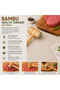 Double-Sided Meat Tenderizer with Bamboo Handle – Professional Meat Tenderizer with Metal Tip, Kitchen Tool