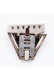 Triangle Bag Lock Nickel Color 5 Pieces - 4