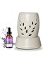 Ceramic Essential Oil Burner and Candle Warmer, Aromatherapy Oil Warmer with Ceramic Base | Home & B