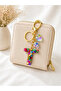 Mixed Color Letter t Keychain – Stylish Resin Bag and Wallet Accessory - 3