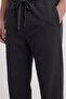 Men's Loose Fit Baggy Pique Trousers - 7