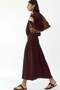 Textured jersey midi skirt - 2