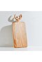 Bamboo Deer Detailed Cutting and Presentation Board – Rectangular Natural Wood with Decorative Handle - 2
