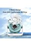 Desk Fan with Digital Display, 3000mAh Battery Operated, 7-Blade Quiet Cooling Fan, 60° Wide Angle - 3