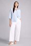 100% Cotton Oversized Shirt Collar Short Sleeve Shirt F6111Ax26Sm - 2