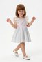 Baby Girl Birthday Party Wedding Dress Short Sleeve Sleeveless Ruched Bowknot Lined