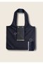 Foldable Hand and Shoulder Bag with Special Interior Pattern Detail, Travel&Shopping&Daily Use - 3
