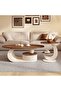 2Pcs Coffee Table with Storage
