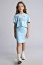 Short Sleeve Ribbed Camisole 2-Piece Dress Girls' D2339A826Sm